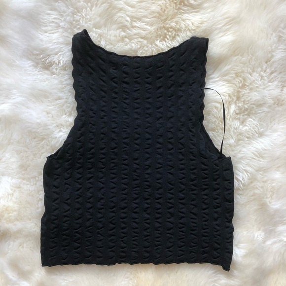 Keepsake The Label Black Aeroplane Cropped Top Small - Picture 7 of 7